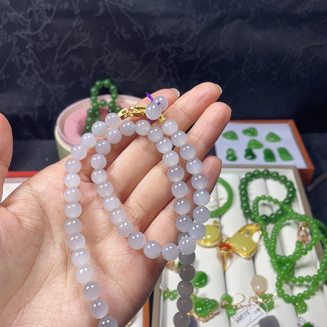 和田玉手串未镶嵌?***?