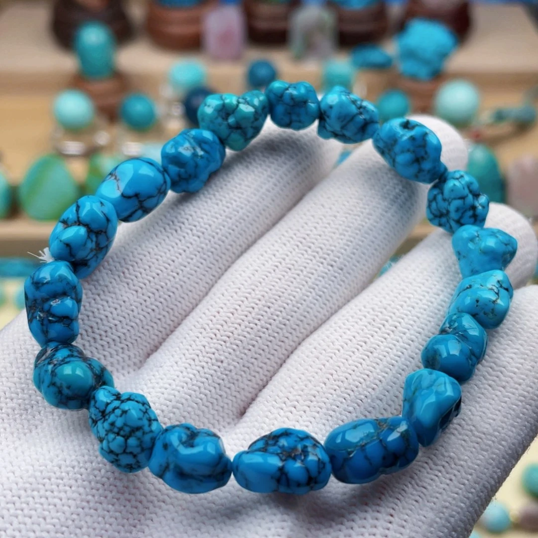 绿松石未镶嵌珠宝奇石9mm左右