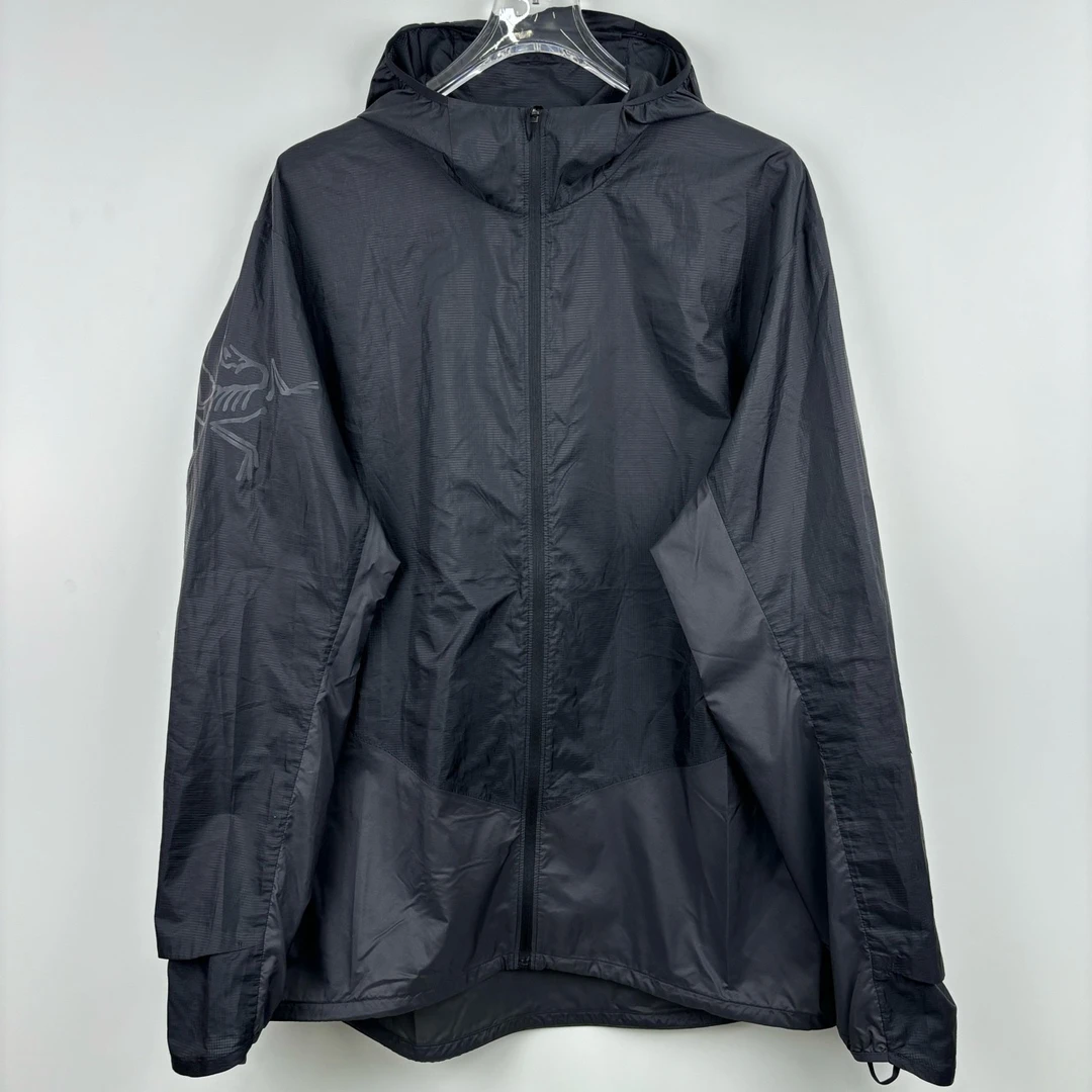 99新 ARC'TERYX/始祖鸟 Norvan 风壳连帽夹克外套/尺码XL/7280