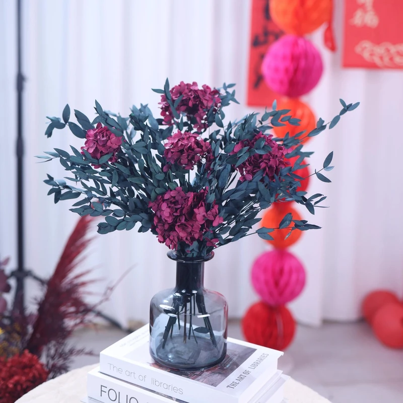 【团团圆圆】混搭高端家居干花永生花家居装饰摆件
