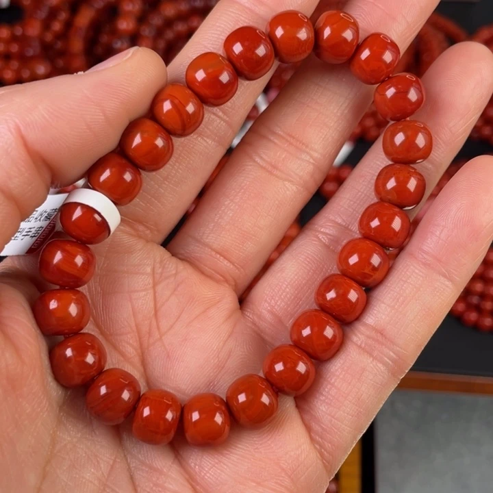 南红玛瑙手链未镶嵌