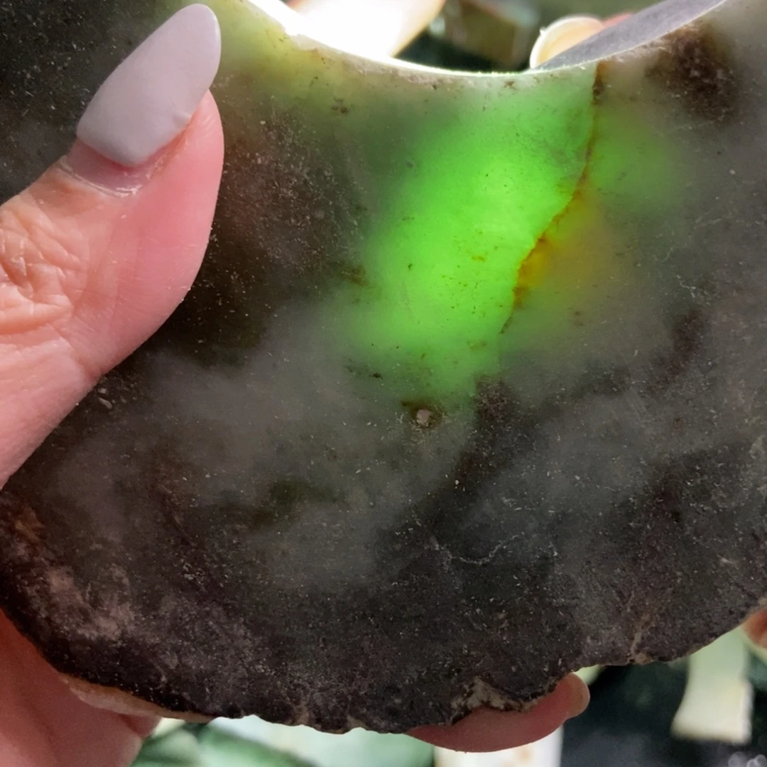 翡翠未镶嵌挂件天然翡翠