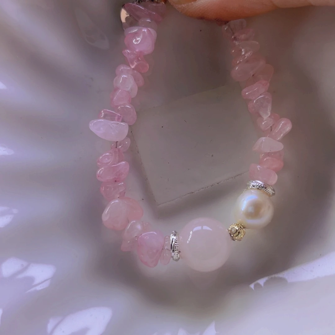 淡水珍珠手绳合金