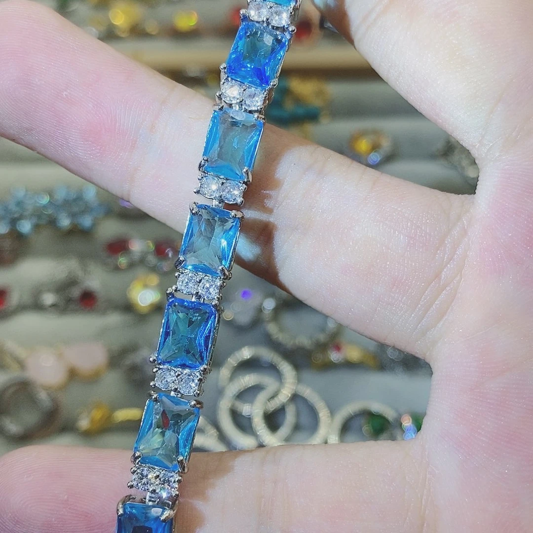 【闪购商品】水晶戒指银S925镶嵌