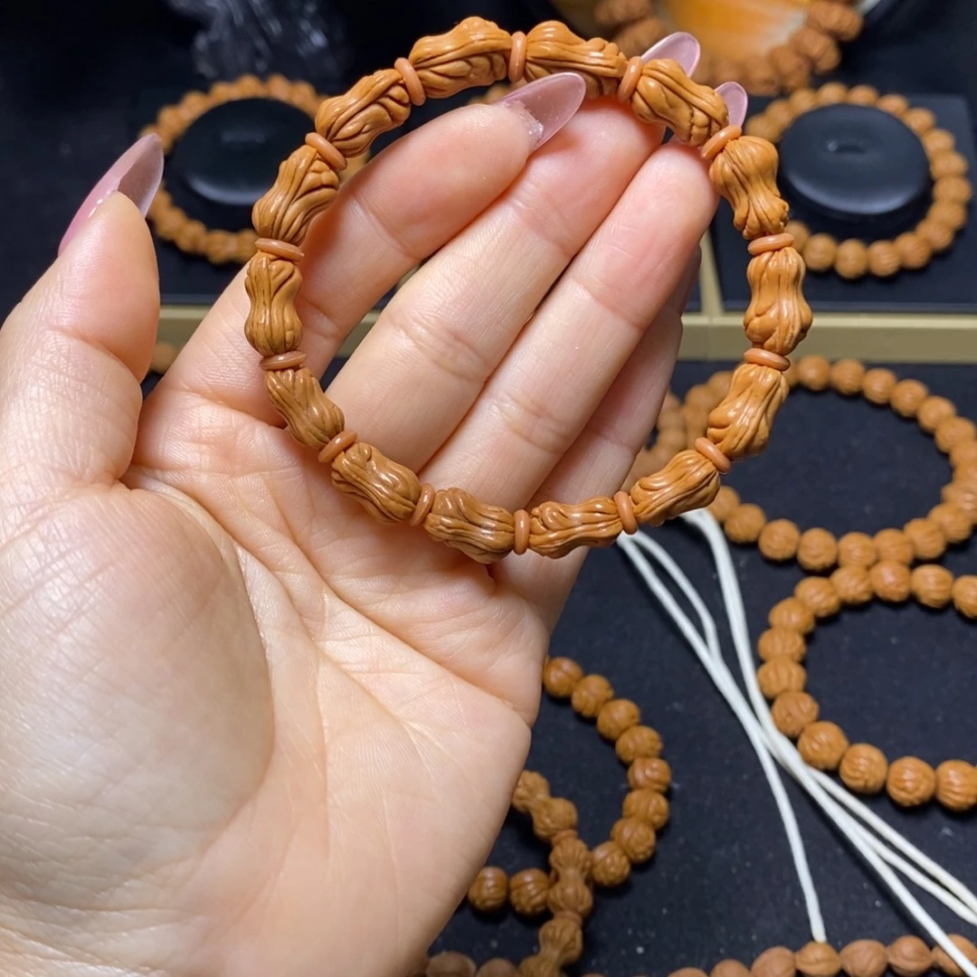 晨***～吊坠桃核秦岭文玩