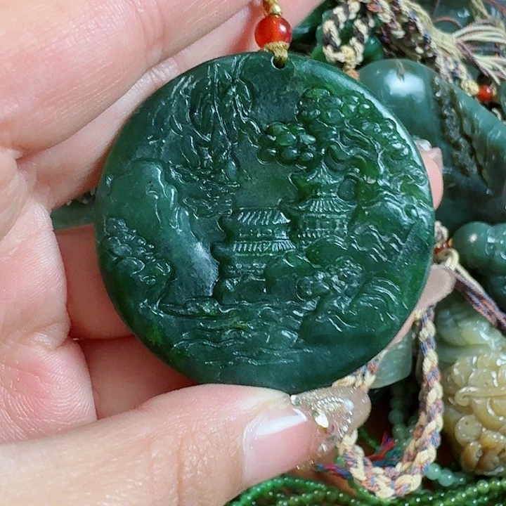 和田玉挂件未镶嵌