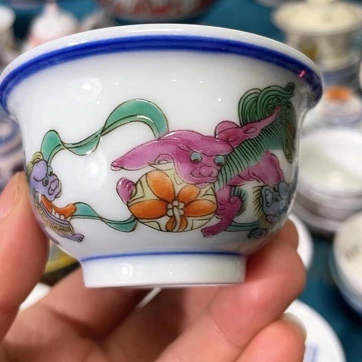 景德镇陶瓷主人杯12233