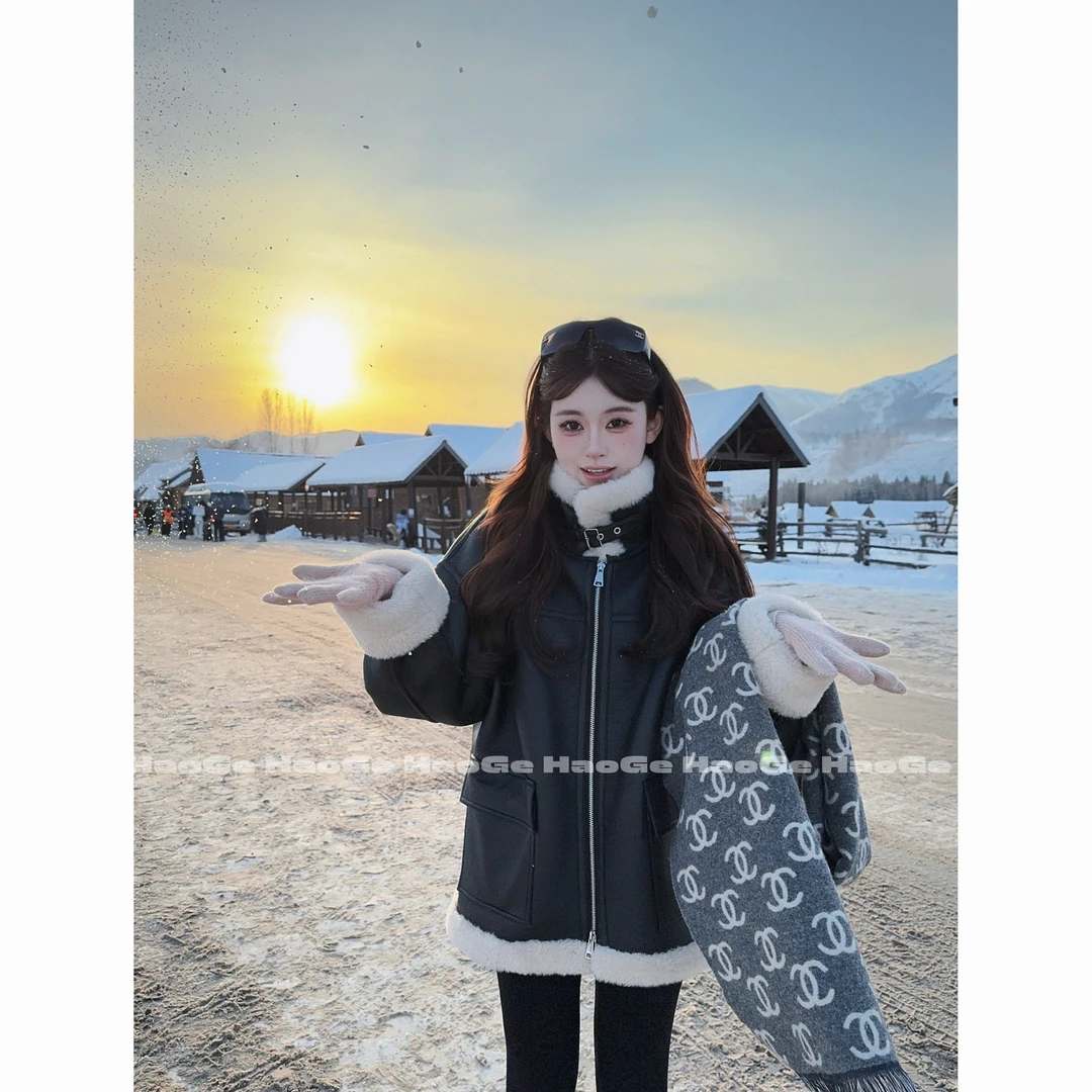 浩哥严选●黑桃干金HGQ5WT5248A外套预短款加厚保暖秋冬百搭设计感