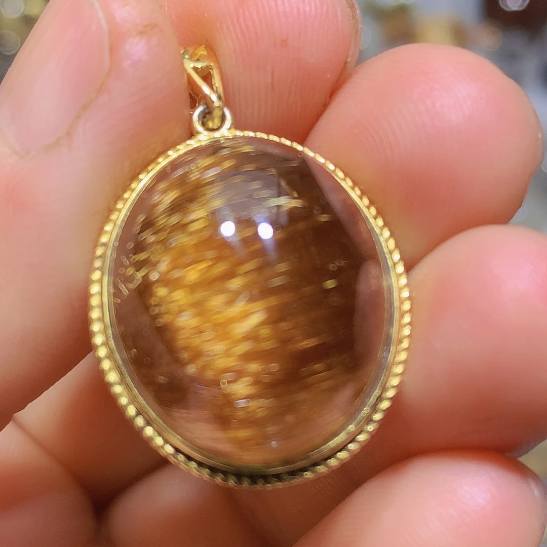 珠宝半成品水晶银S925镀金镶嵌定制款