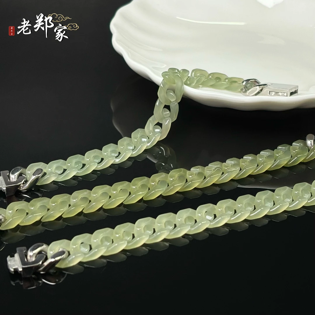【老郑家】和田玉DIY手链 1949 多样性发一件 约10*4mm