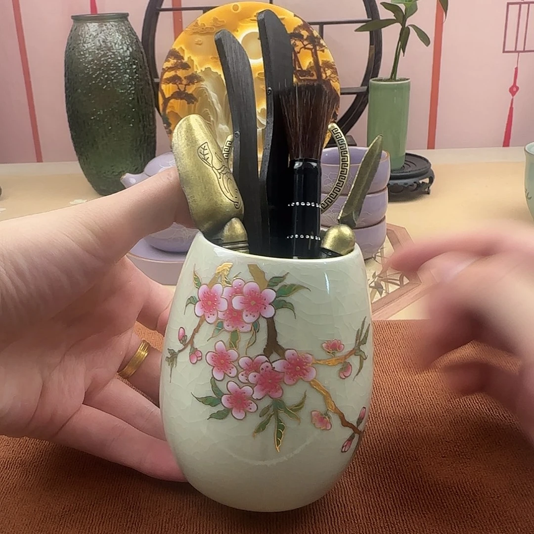 汝窑开片六君子敦煌和敦煌敦煌