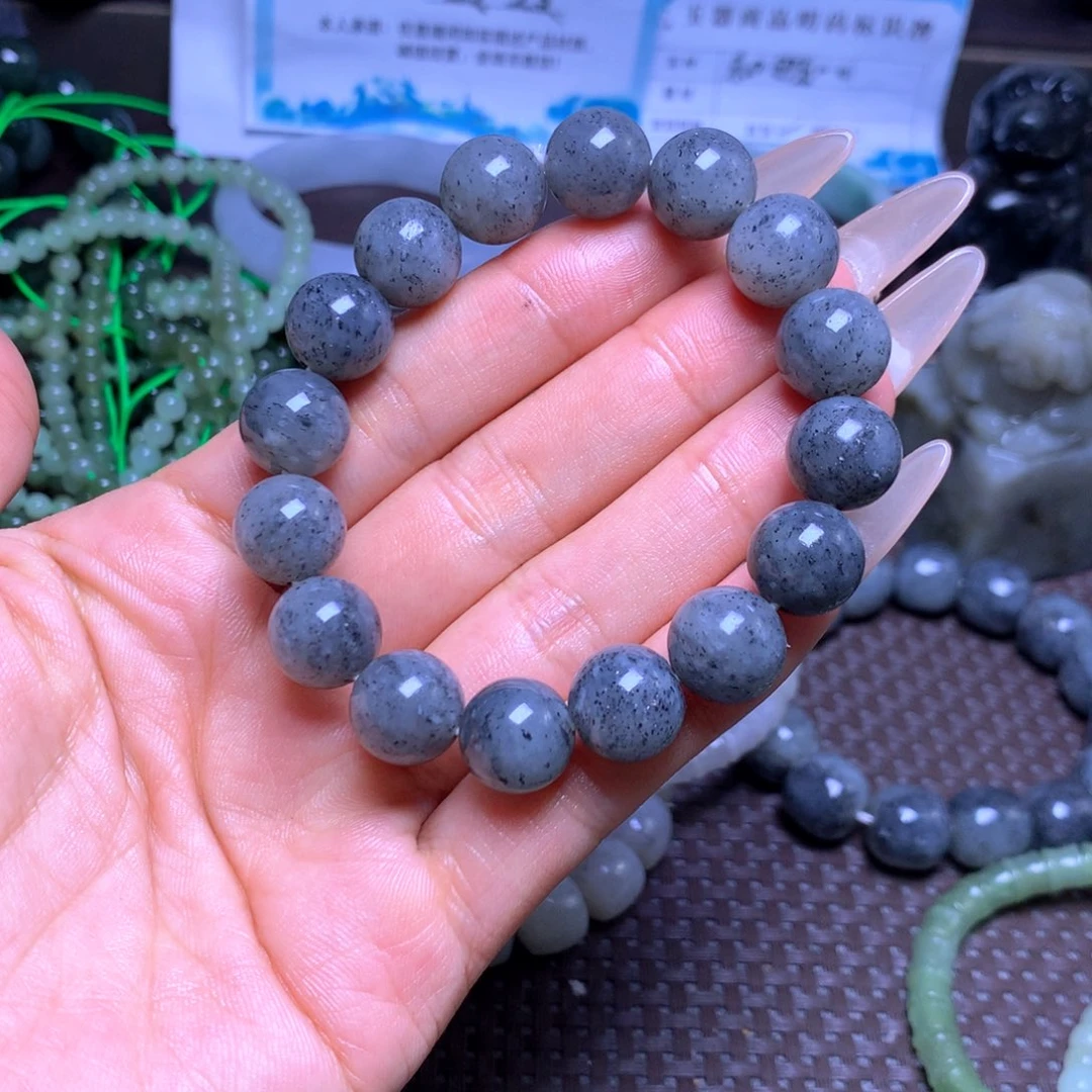 和田玉未镶嵌手串卡12