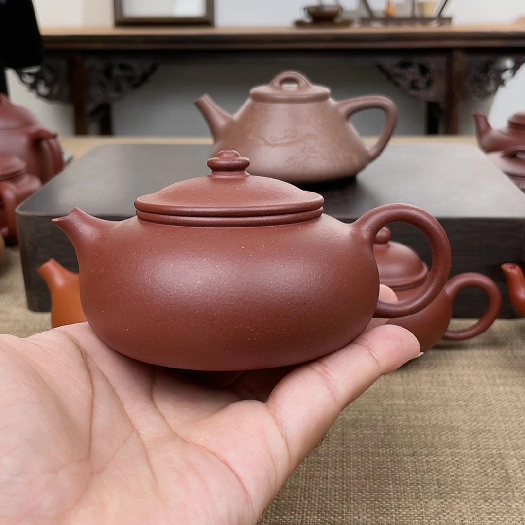 茶壶紫砂寒江 180cc 原矿底槽清