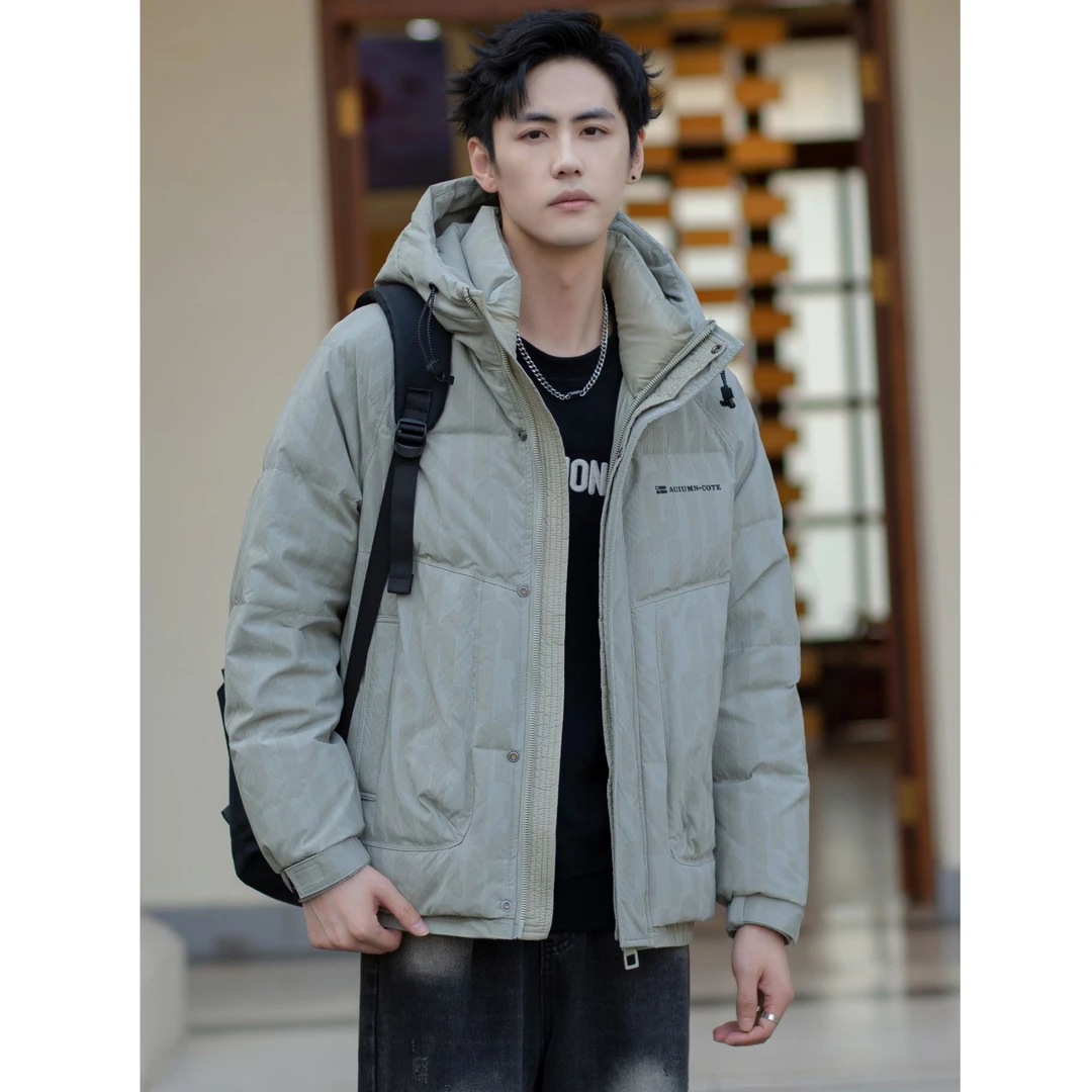 『光头臻选』冬季户外高品质时尚百搭连帽保暖加厚外套-3110