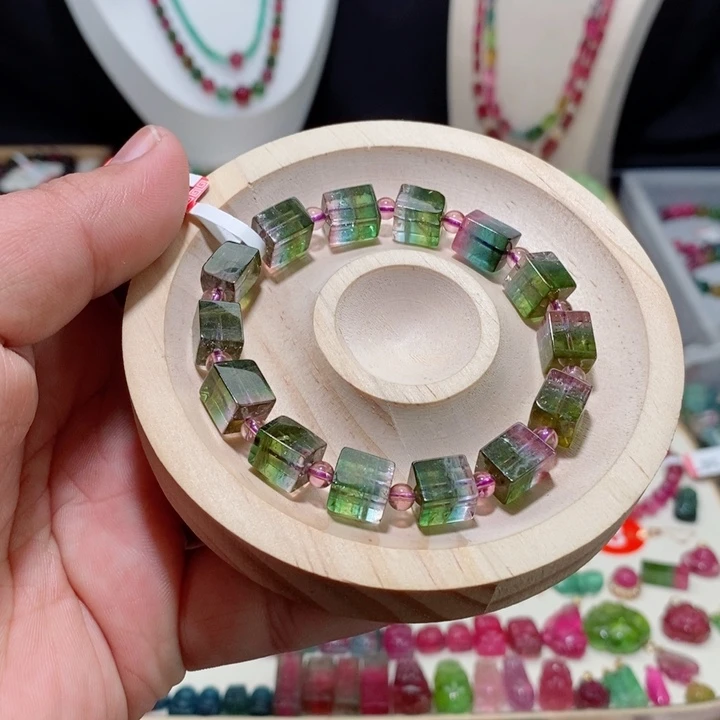 碧玺手链未镶嵌碧玺手链