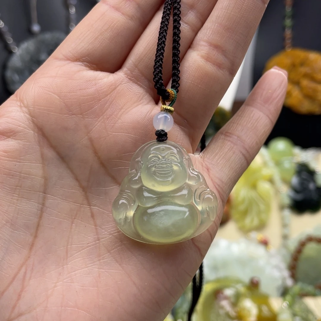 未镶嵌蛇纹石玉颈饰