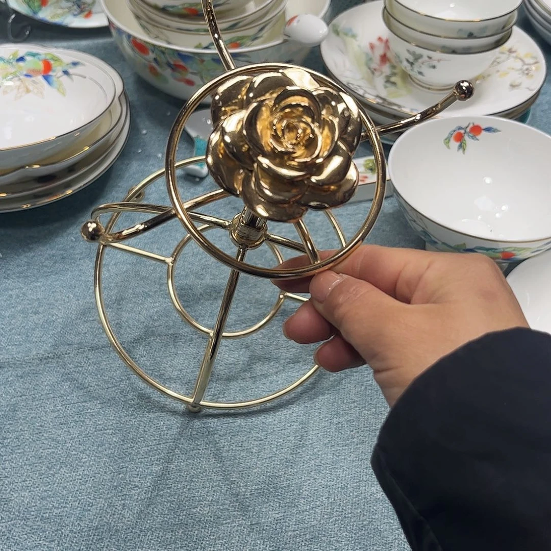 瓷片杯子架子一个