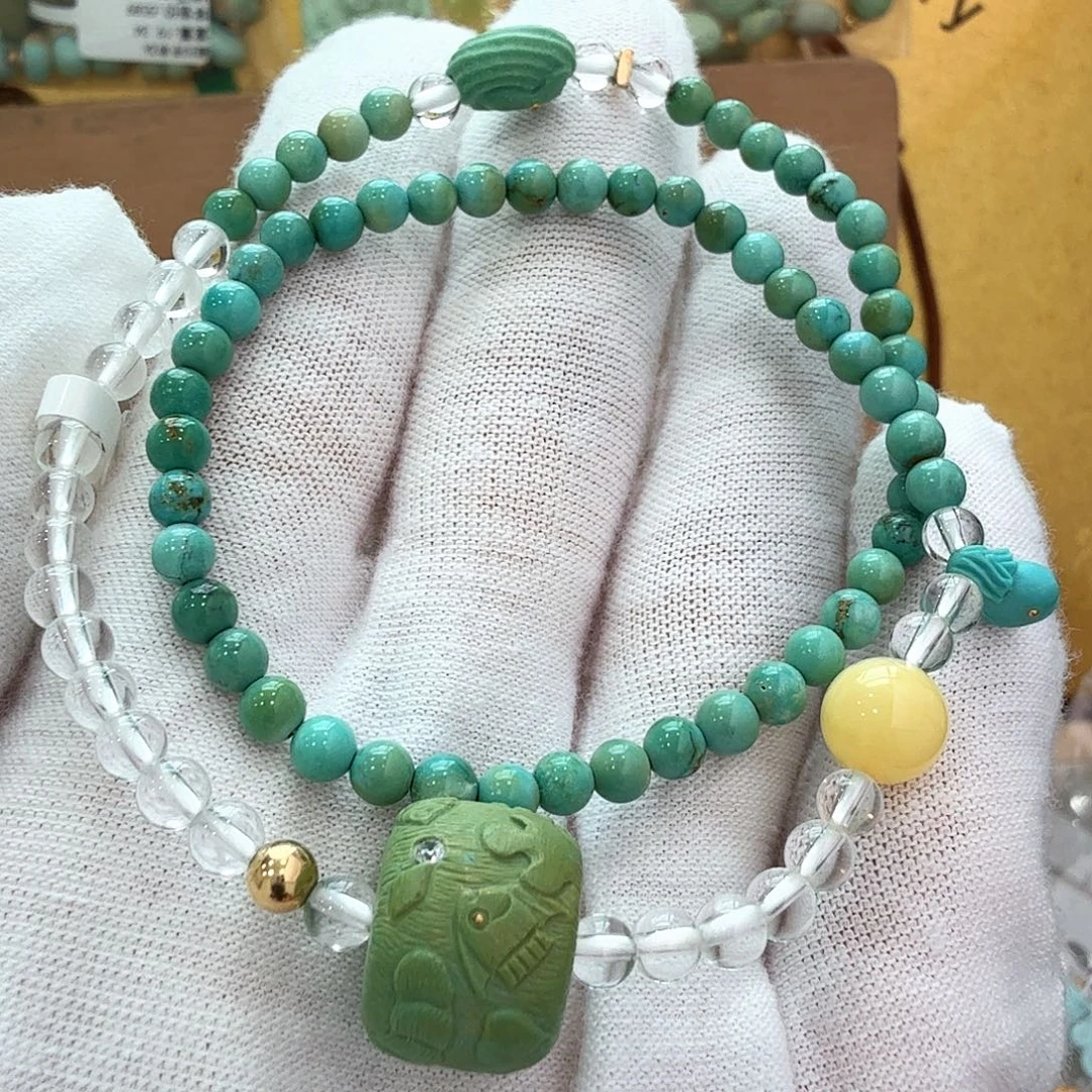 绿松石未镶嵌珠宝奇石