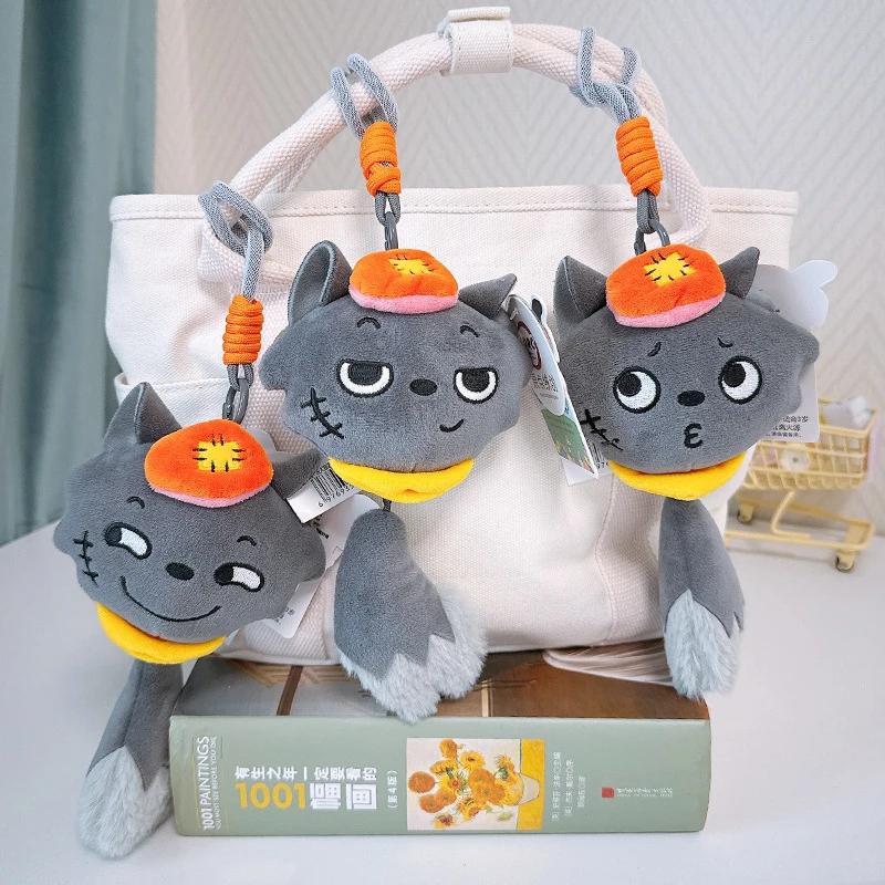 创意工艺品摆设原点绒创正版喜羊羊与灰太狼卡通动物造型羊公仔钥