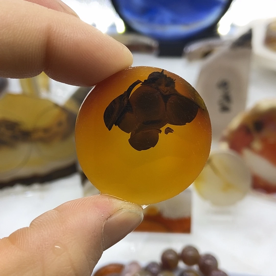 定制玛瑙巴玉玛瑙象形花牌