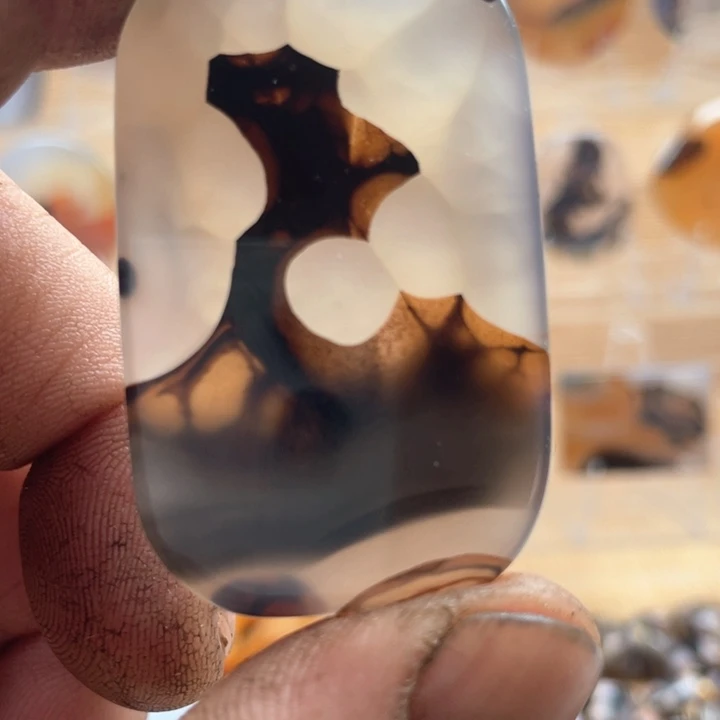 玛瑙/玉髓吊坠未镶嵌