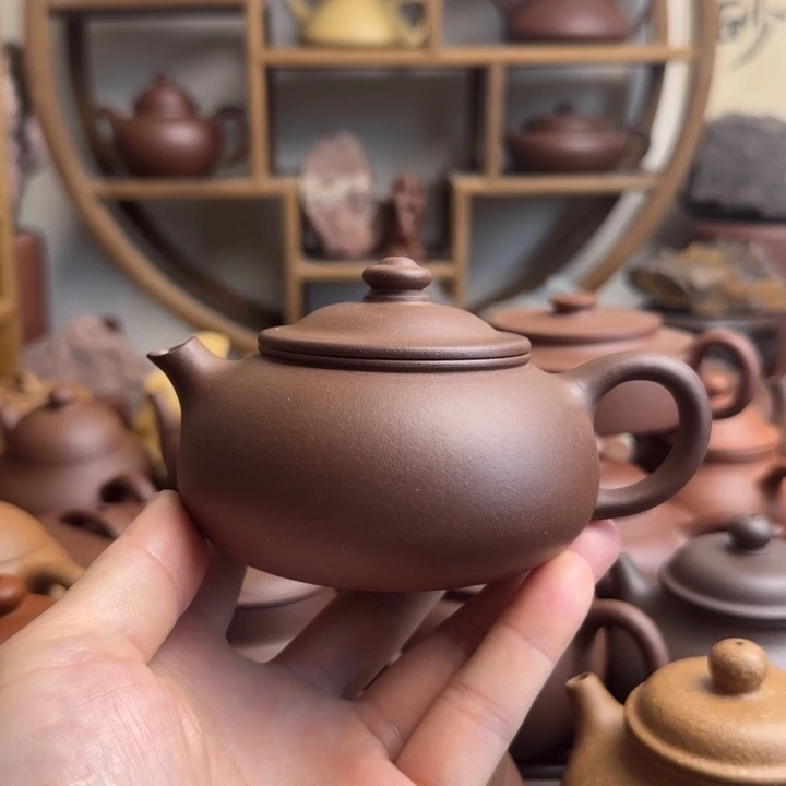 茶壶紫砂寒江230cc台西嫩底槽清