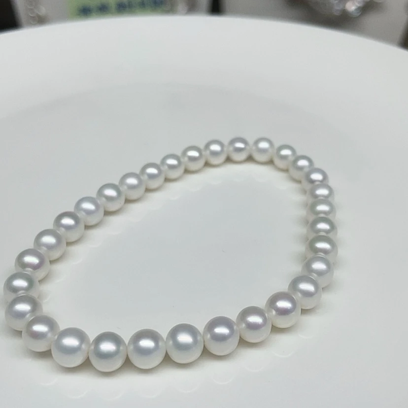 【闪购商品】银S925镶嵌手串淡水珍珠