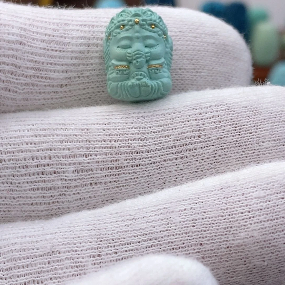 未镶嵌绿松石珠宝奇石