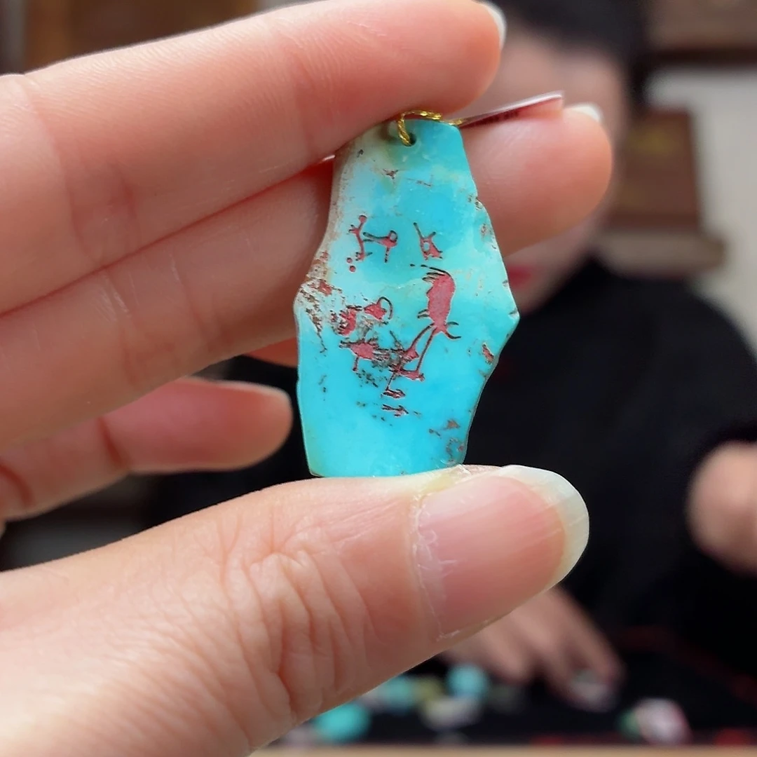 未镶嵌绿松石珠宝奇石