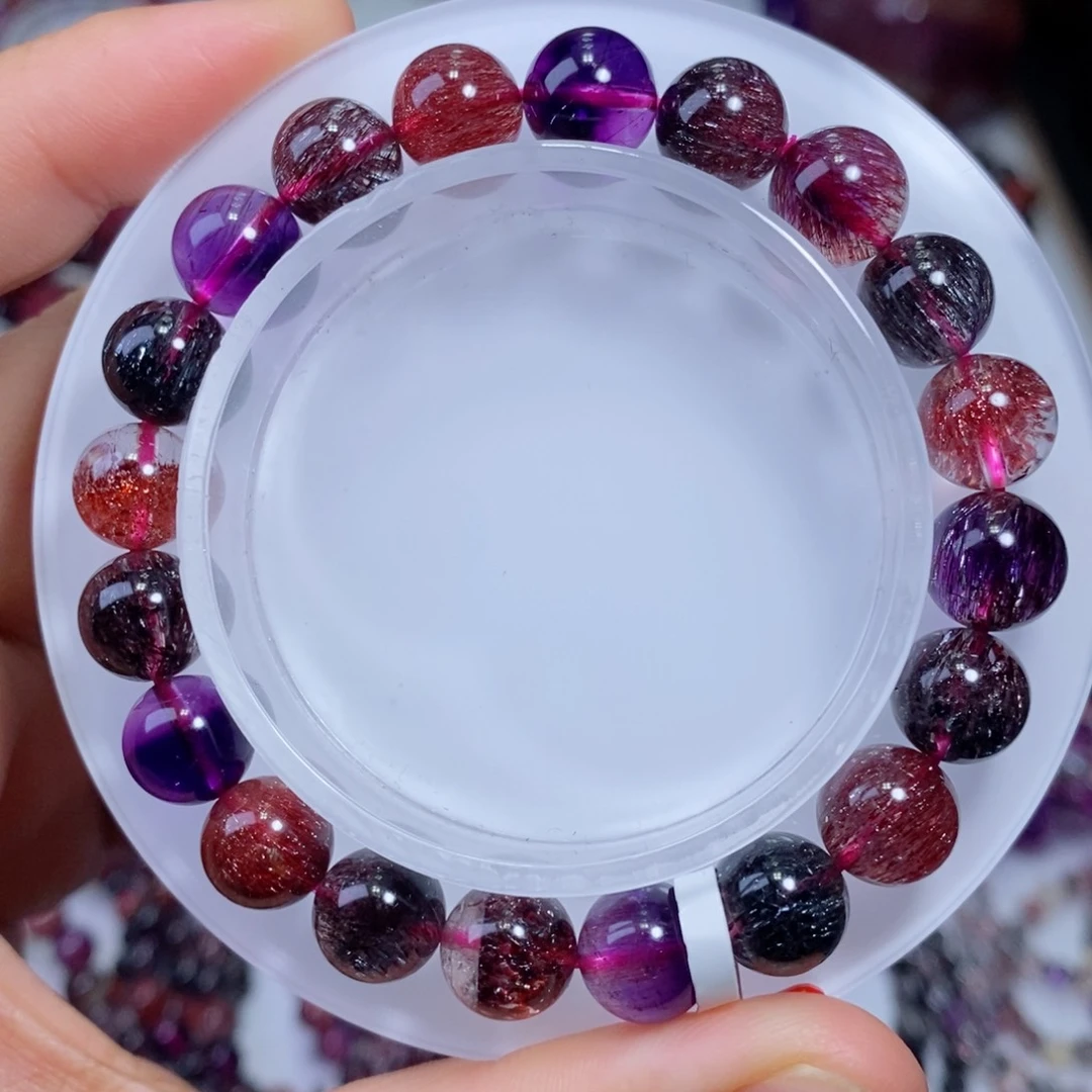 水晶手链未镶嵌黑加仑