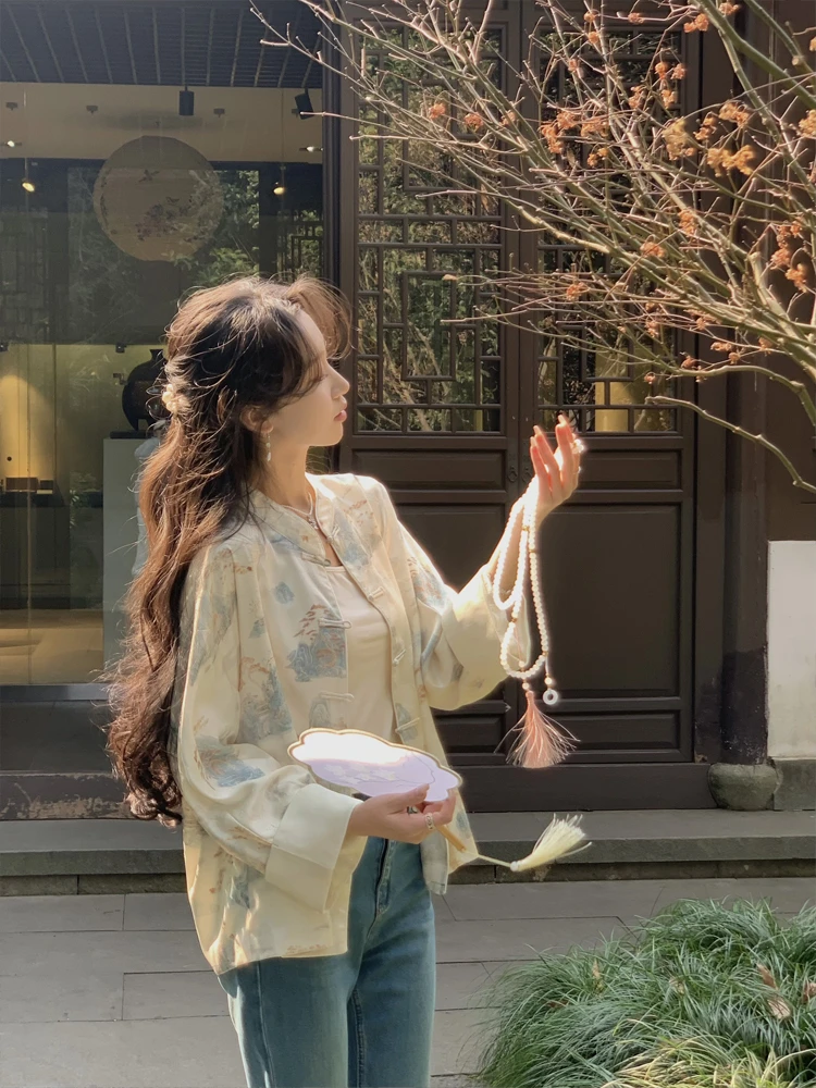 EIA一尧新中式国风【醒春集】贵气知性老钱提花外套优雅气质上衣女