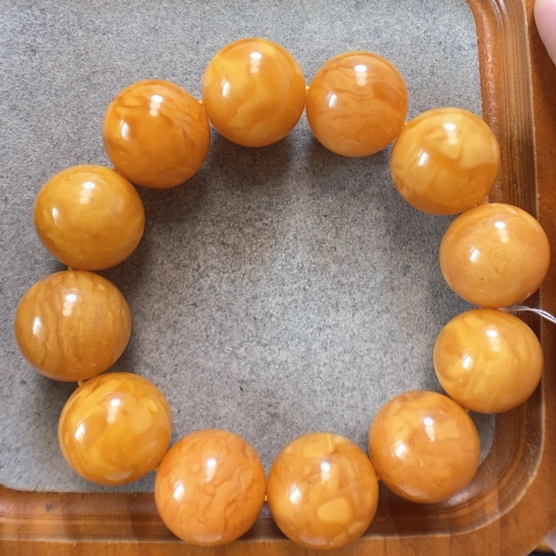 未镶嵌蜜蜡手串蜜蜡手串