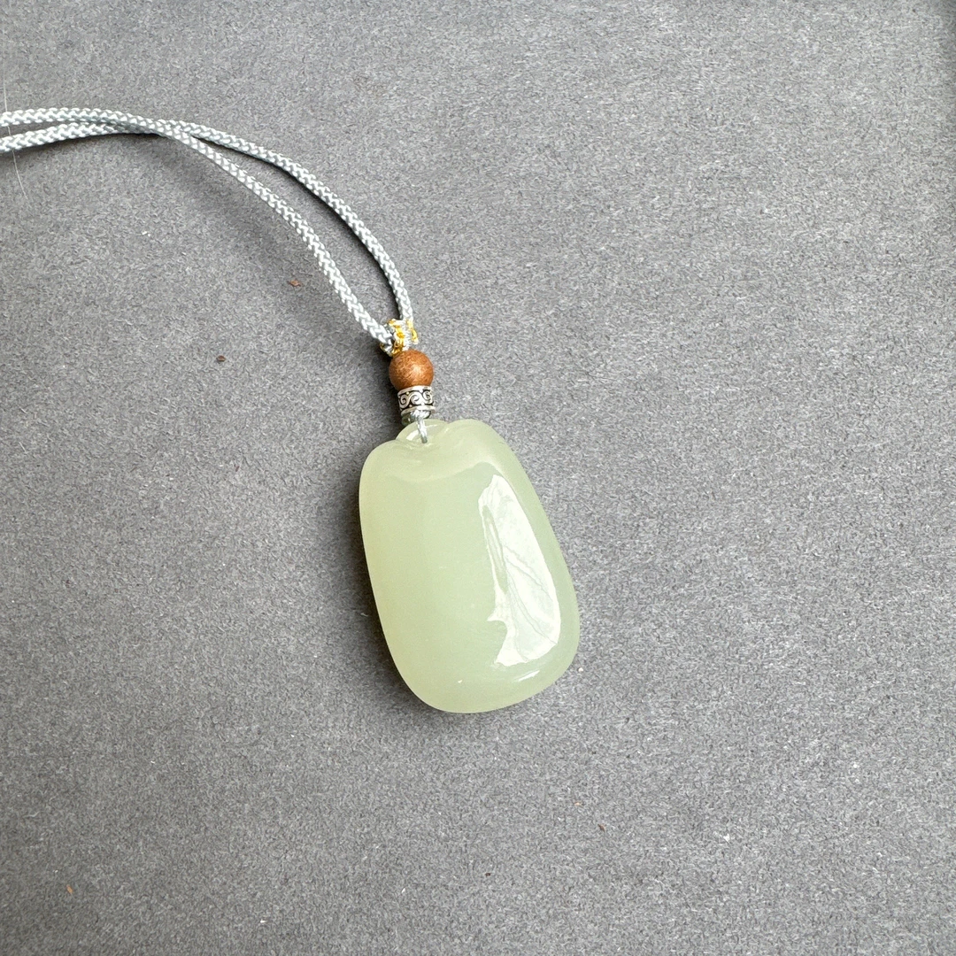 和田玉平安无事牌A款