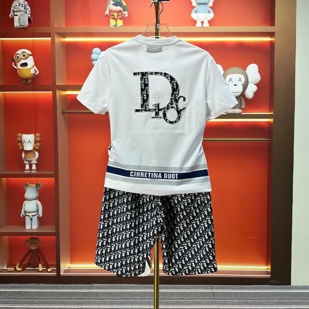 夏季新款短裤短袖男百搭休闲运动套装时尚网红夏款韩版轻奢潮流