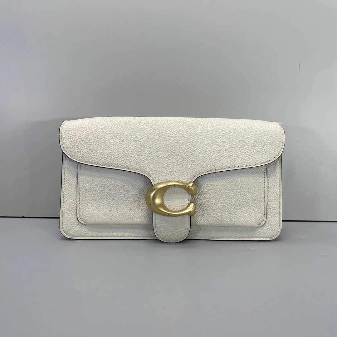90新 COACH/蔻驰 小林/tabby26白色酒神包26*14*7cmB021210