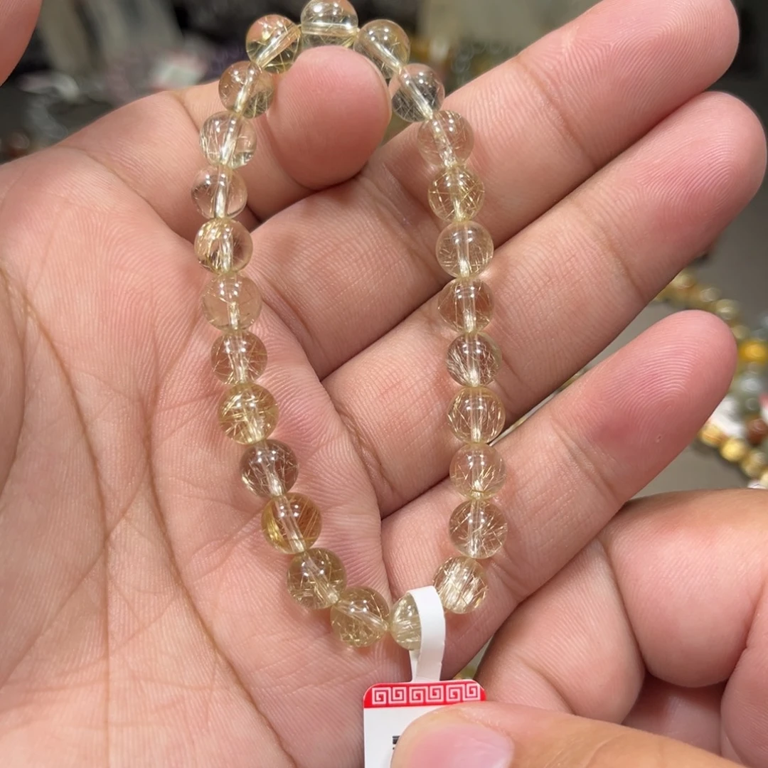 未镶嵌手串水晶金发晶