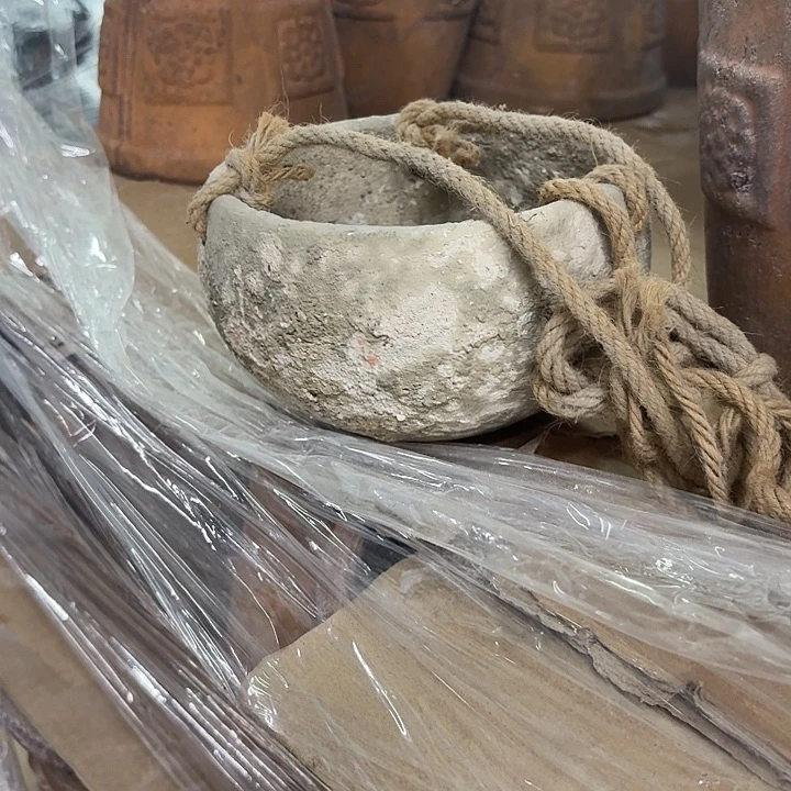 黄***紫许纯的花房 破皮吊盆