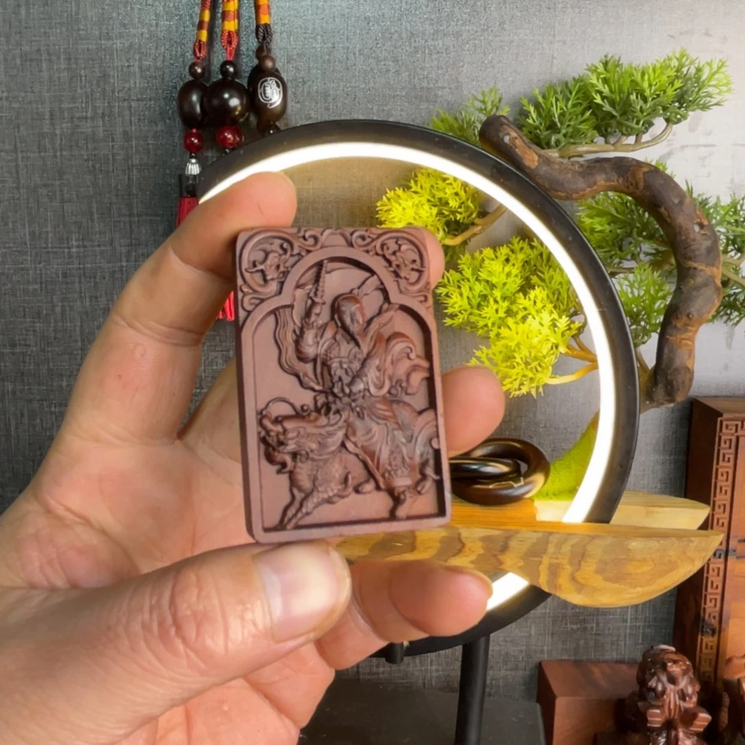 枣木雷击枣木雕刻牌子