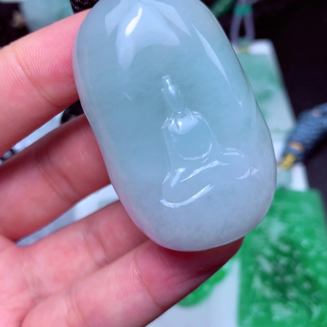 颈饰未镶嵌翡翠天然A货翡翠