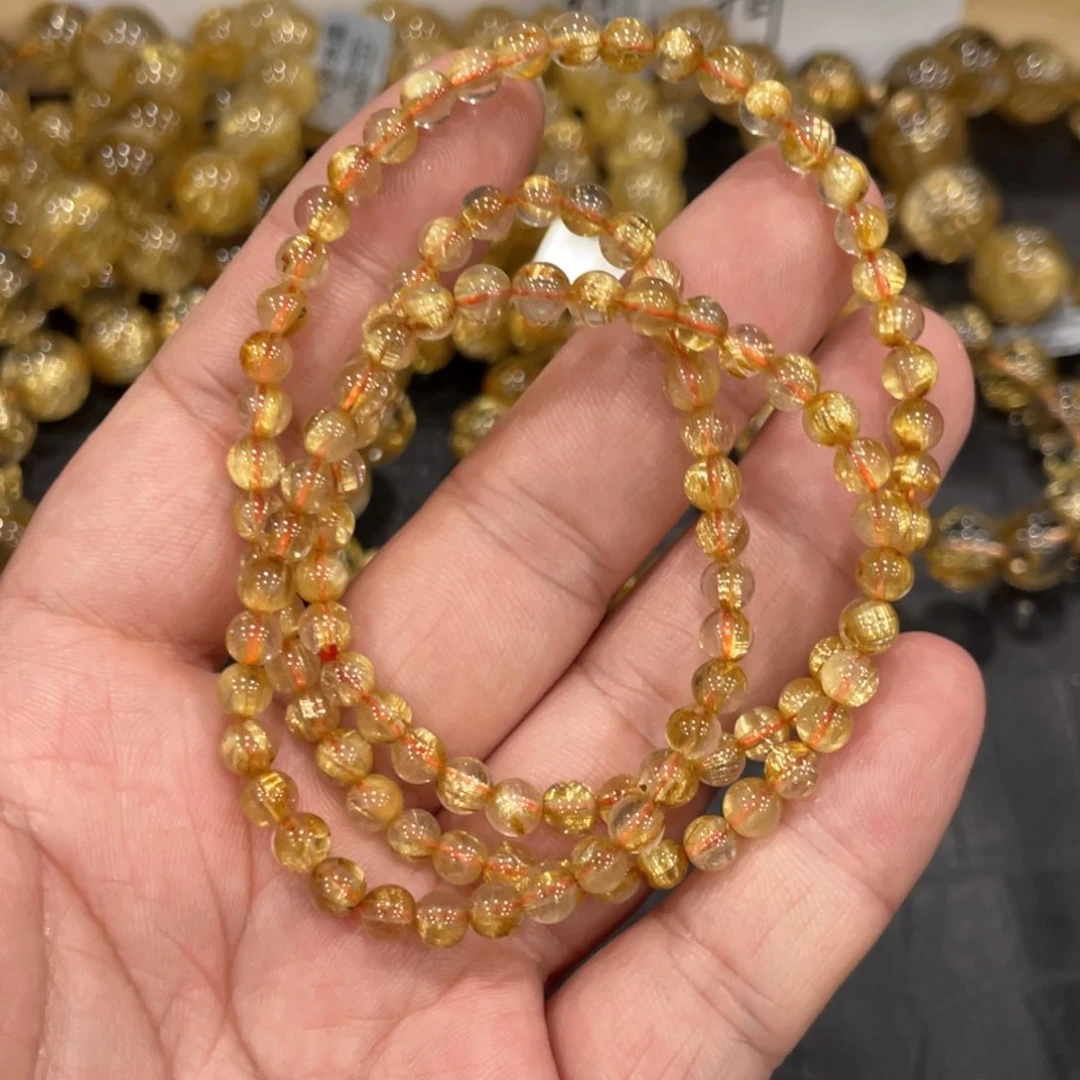 水晶手链未镶嵌d252钛晶