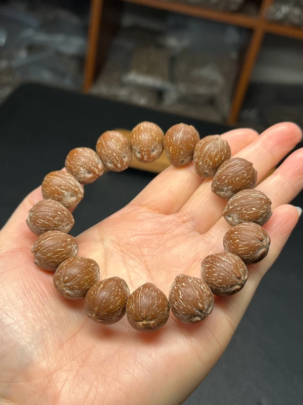 招财鼠紫金鼠菩提手串1.5+黄金皮压手