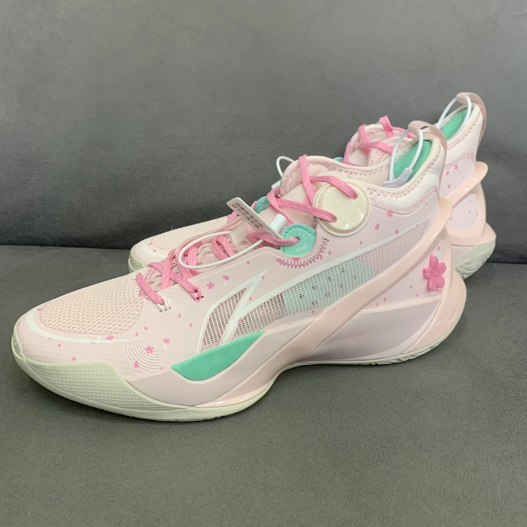 43码/李宁音速10樱花/53545/篮球鞋/全新原盒/ABAS069-1