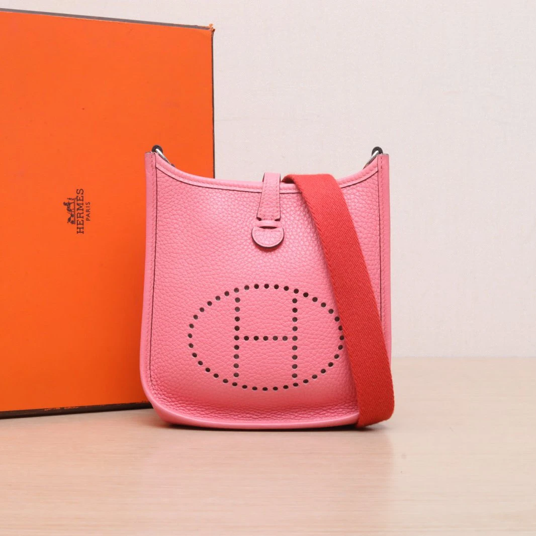 95新 Hermes/爱马仕 【娇】Evelyne单肩包 16 TC皮 X刻 P225276023