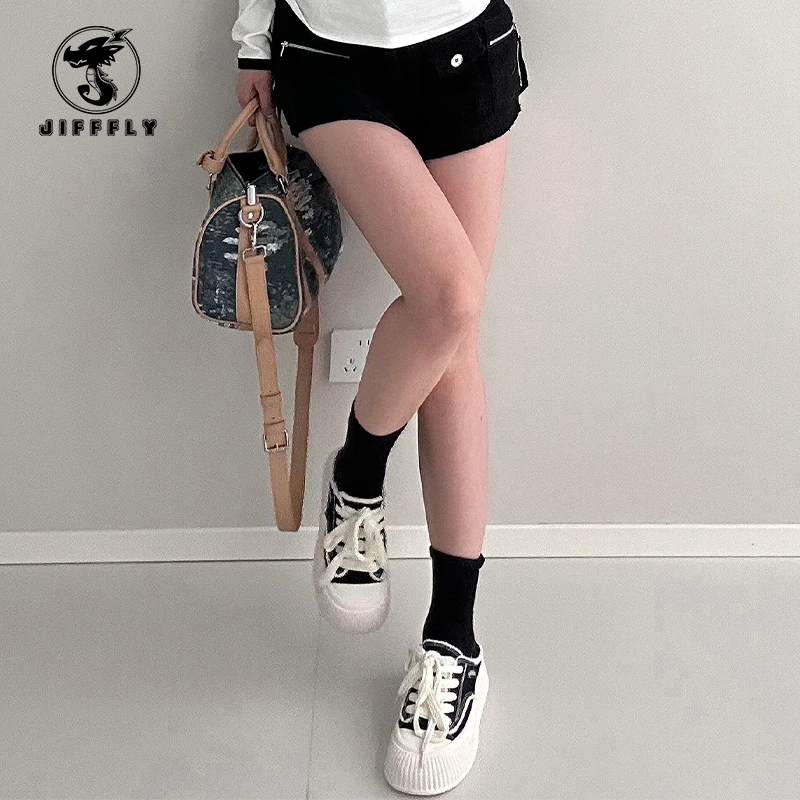 Jifffly女鞋秋季帆布鞋女士小香风小众设计一脚蹬两穿半拖懒人鞋
