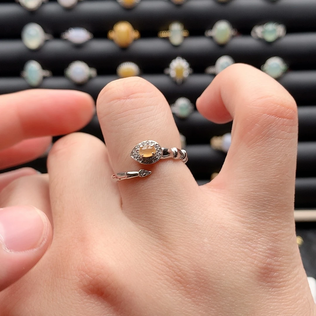 翡翠颈饰银S925镶嵌0032