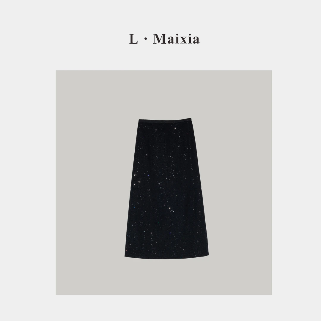 L.MAIXIA/露·玛莉先2025女士气质休闲半身裙ZS-25339