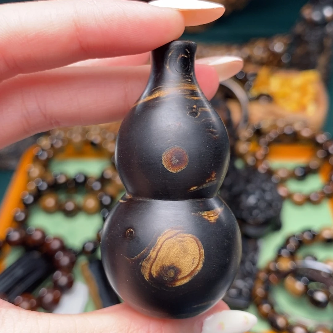 哑光葫芦福禄手把件