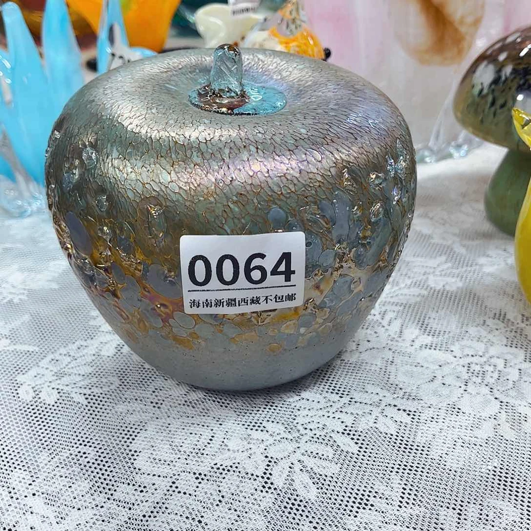 苹果0064 家悦美居琉璃摆件