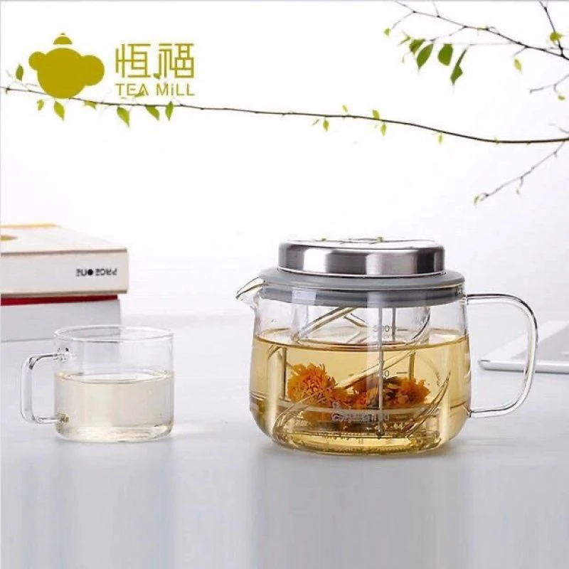 玻璃办公二代加厚茶水分离泡茶壶大容量过滤茶水分离过滤茶壶茶具