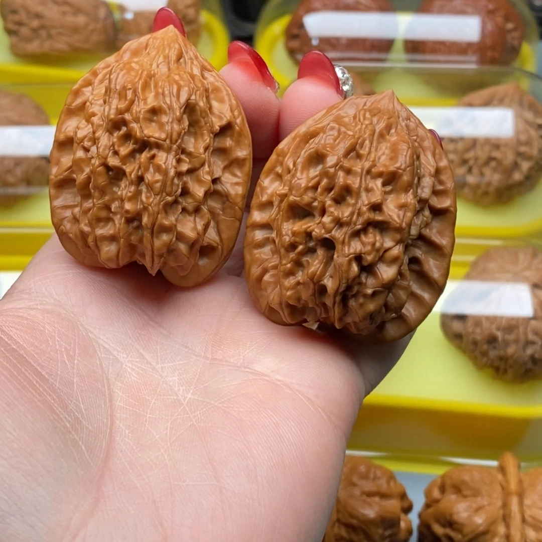 文玩核桃把件38壁虎